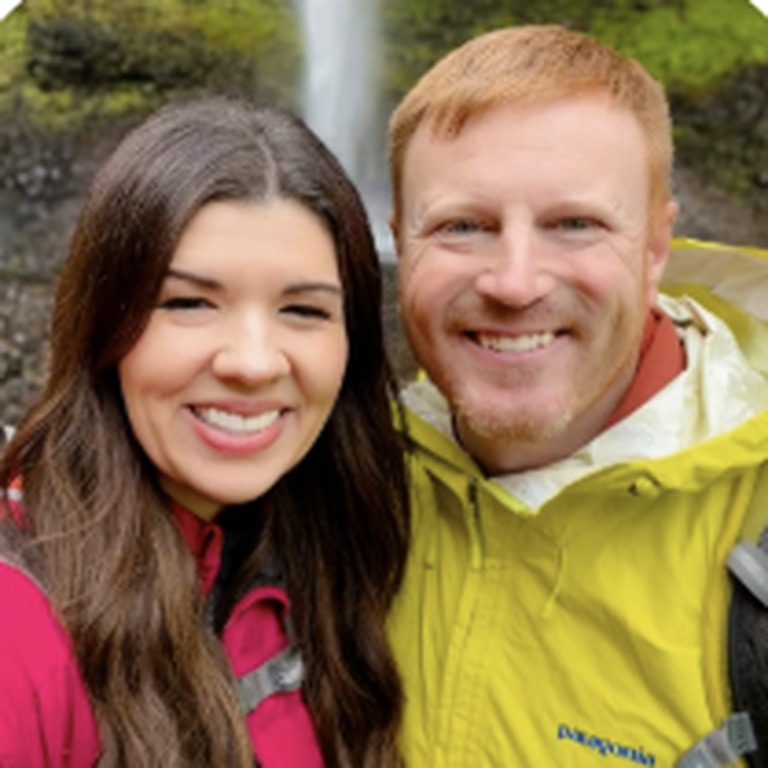 Corina and Channing, travel creators and Content Club members